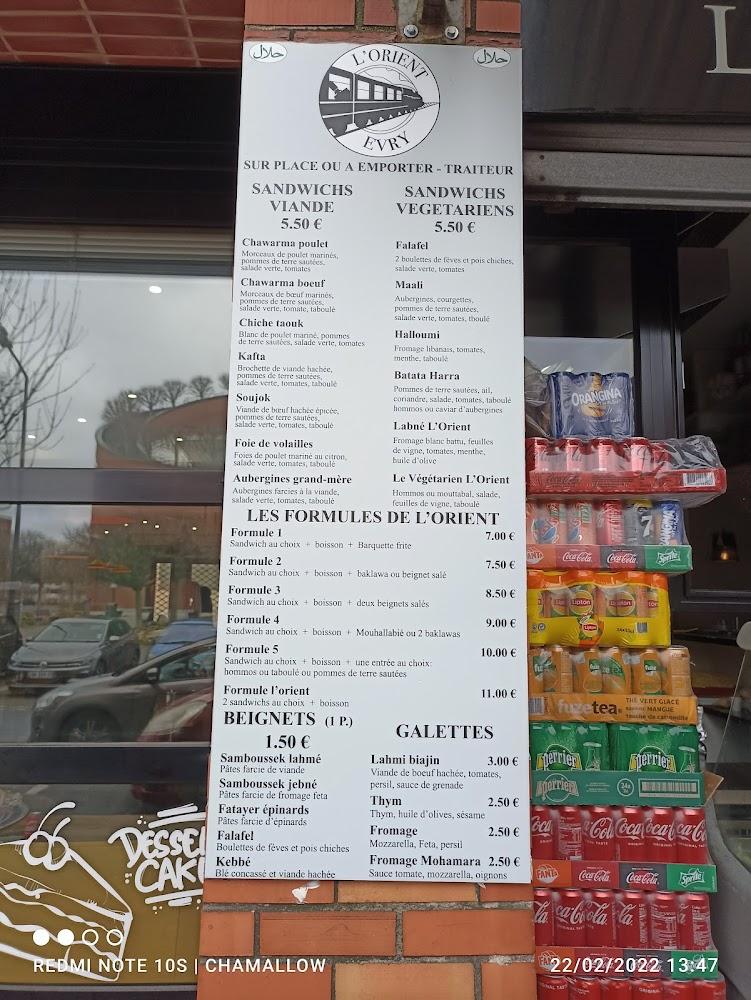 L'Orient - Menu Image 4